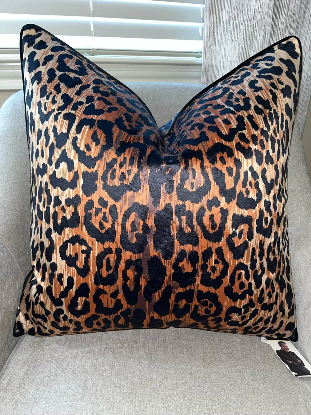 1-Dann Foley Lifestyle luxury velvet Cheetah Print design decorative pillow